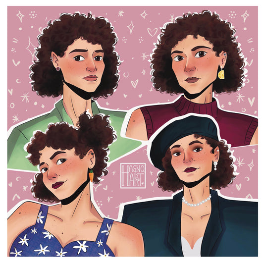 Print - Nora and June