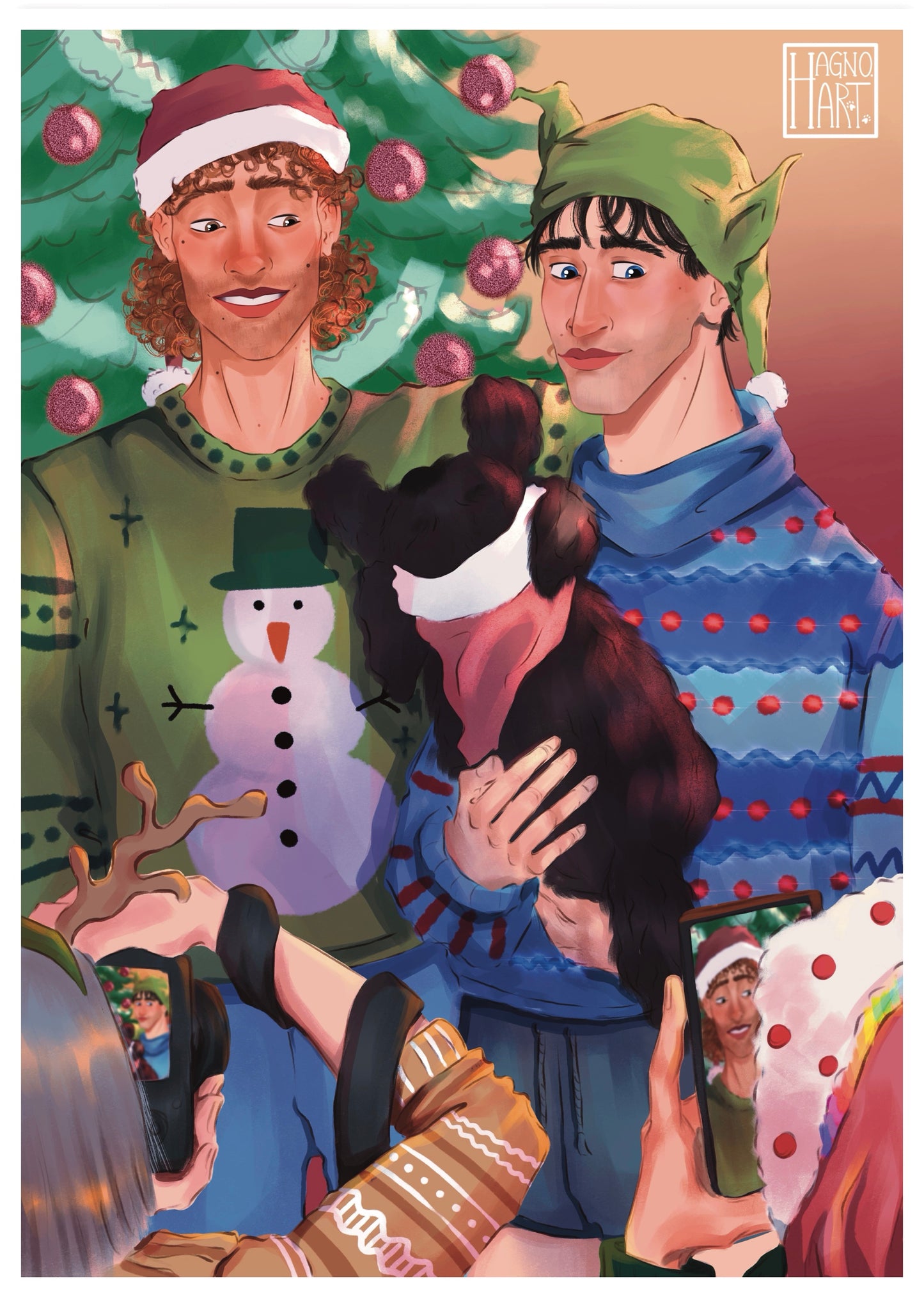 Print - Ilya, Chiron & Troy